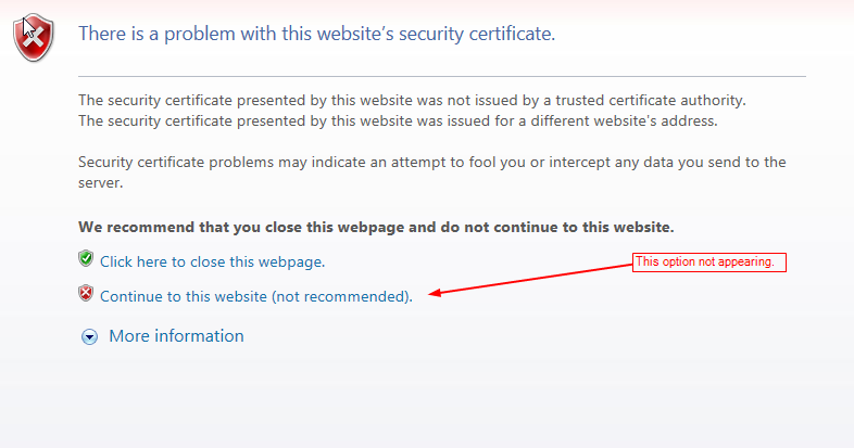 Image of website security certficate