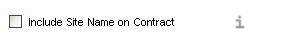 Image of include site name on contract option