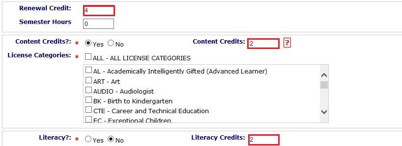 Image of CEU renewal literacy plus content less than total renewed credits