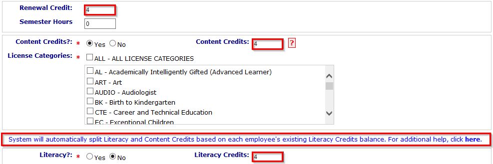 Image of CEU renewal literacy plus content greater than total renewed credits