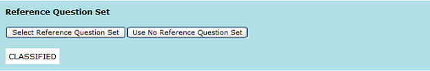 Sample screen of new position group reference questions