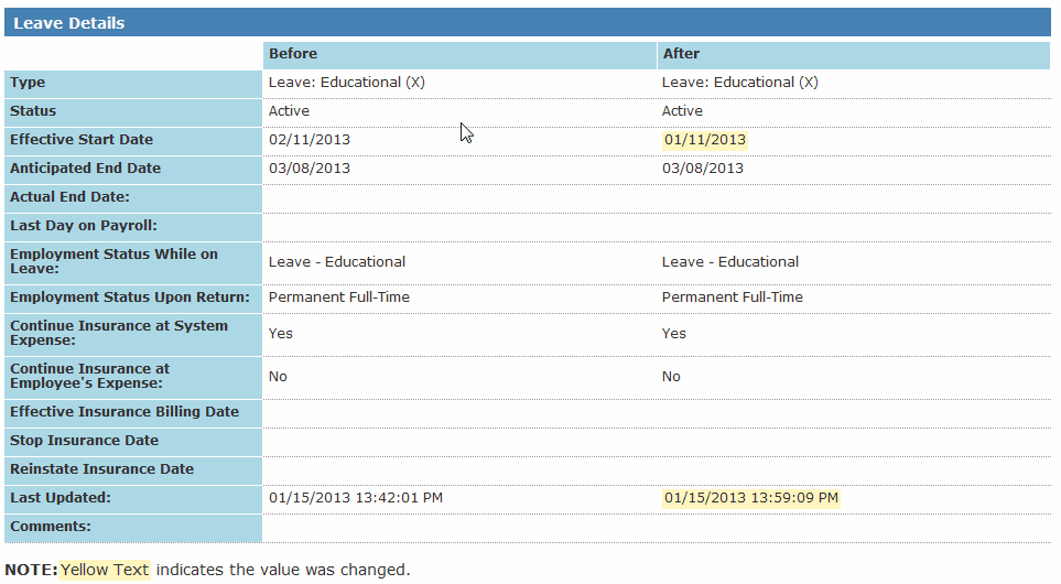 Sample of before and after a leave is edited-bottom portion